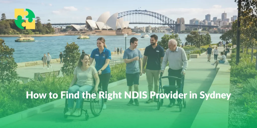 How to find the right NDIS provider in Sydney blog banner with Sydney Harbour